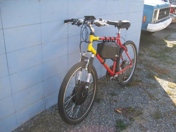 48 VOLT BRUSHLESS 1000 WATT E BIKE WITH 20 AH LITHIUM 1