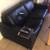 Designer Black Leather Sofa 1 thumbnail