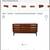 Sculpted style mid century dresser 2 thumbnail