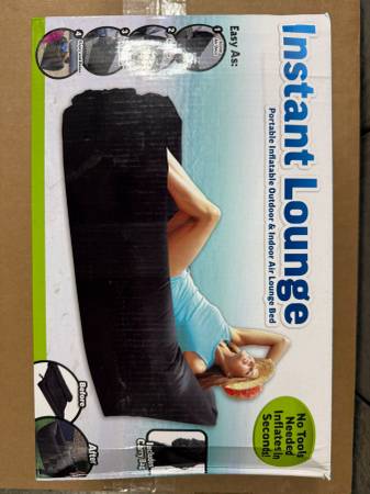 Instant Lounge Portable Inflatable Outdoor Indoor Air Lounge Bed Maxim 1