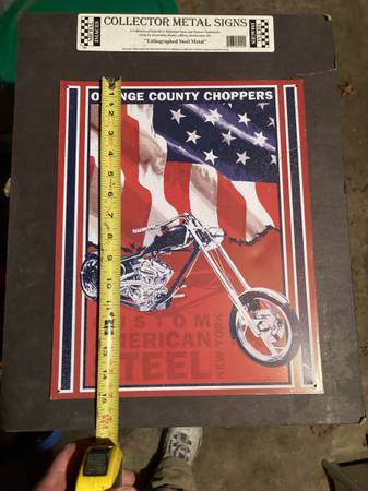 Orange County choppers metal sign 1