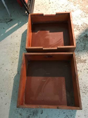 wooden drawers- boxes 1