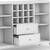 simplihome bedford 54 wide rustic sideboard buffet cabinet white 3 thumbnail