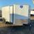 2026 Interstate 7 X 16 Victory VNose Cargo Trailer White 3 thumbnail
