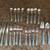 Vintage MCM Set of SWIRL FIESTA SILVERWARE Flatware 5 pc place setting 1 thumbnail