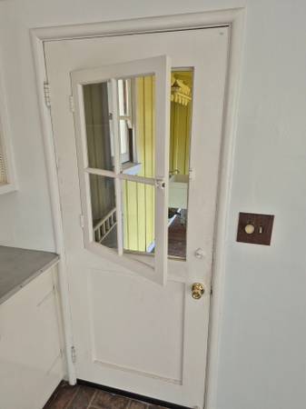 FLASH SALE!! Charming 32x77.25" top light door w/ swinging window 1