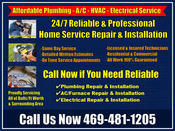 👉 RELIABLE| PLUMBING | AIR CONDITIONING | REPAIR & INSTALLATION-$SAVE 1