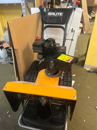 Brute Gas Operated Snow Blower 1