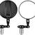 Universal Motorcycle Mirrors, 360° Rotatable End 7/8 in Handlebar 0.51 1 thumbnail