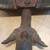 African Santeria Afro Cuban 2-Faced Wood and Copper Statute 3 thumbnail