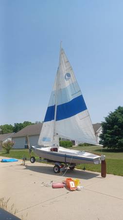 Sailboat and trailer for sale 1