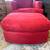 McCreary Modern glider rocking chair with ottoman on wheels 3 thumbnail