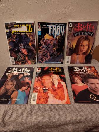 Buffy the Vampire Slayer Seth Green action figure NIB + #1 comics 1