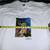 Vintage Vtg 90's SPCA Dog Usa Flag & Flowers Large L T-Shirt 2 thumbnail