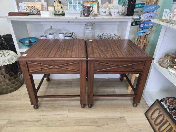 2 Sturdy End Tables 1