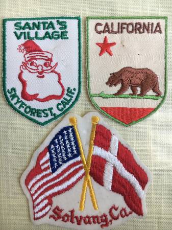 Vintage, Souvenir Travel Patches - US States - Lot of 12 1