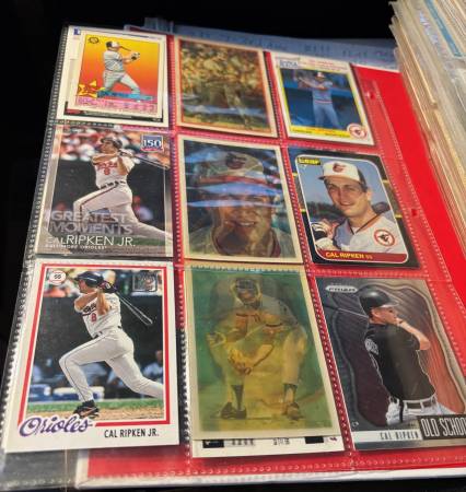 Cal Ripken Jr. Orioles 9 baseball cards Hall of Fame buy 1 or all 1
