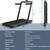 Walking Pad 4.75HP Under Desk Treadmill PRO, NEW with LED Touch Screen 4 thumbnail