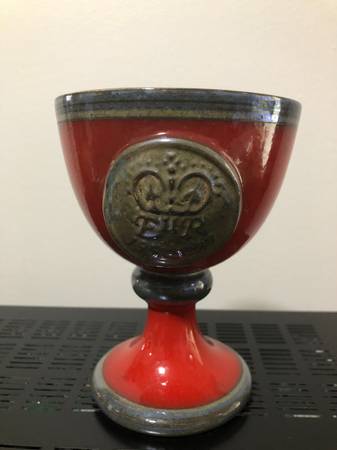 Silver Jubilee Ceramic Goblet Limited Edition Signed 65/100 1