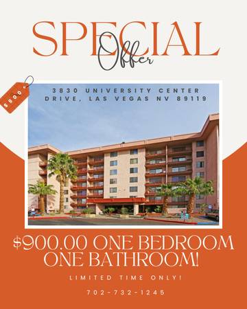 PARK TERRACE APARTMENTS - $900 / ONE BEDROOM / ONE BATH! 🍂 1