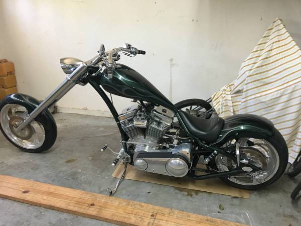 Metallic flake custom chopper - REDUCED! 1