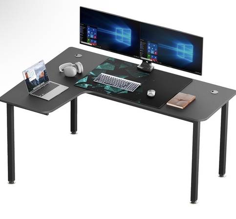 L Shaped Gaming Desk, 61 Inch Corner Computer Desk 1