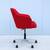 Steelcase West Elm Work Sterling Office Desk Chair in Red Fabric, New 15 thumbnail