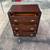 Queen Size Dark Walnut Captains Bed w/Large 3 Drawer Nightstand 16 thumbnail