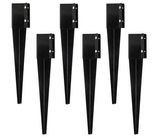 Fence Post Anchors  6 pack 1