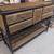 Beautiful Wicker Rattan Black Tan Wood Buffet Dresser Wine Storage 5 thumbnail