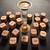 ⌛️ Vintage 1980 Scrabble Sentence Cube Game, 21 Wooden Dice, Timeglass (new) 3 thumbnail