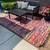 Large Boho Rag Rug 9 x 6 4 thumbnail