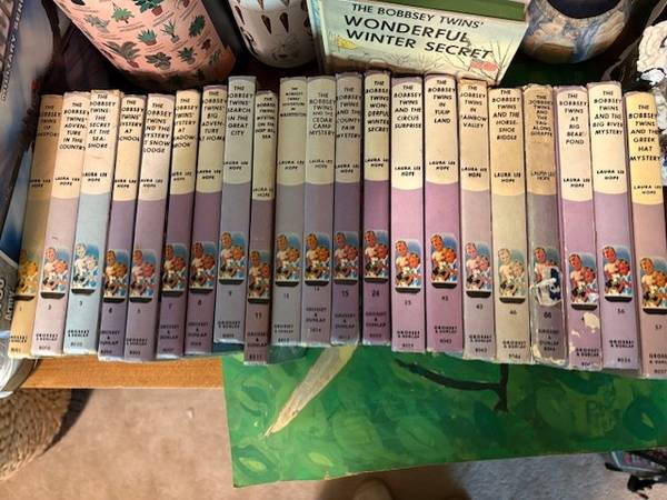Bobbsey Twins hardcover books (25) '49-'70s 1