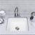 Enbol 24 Undermount Kitchen Sink - 24x18 inch Undermount White Porcela 3 thumbnail