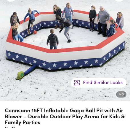 15ft Inflatable Ball Pin with blower 1