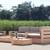 Outdoor patio teak sofa sectionals and dining tables, furniture 3 thumbnail