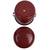 Red Enamel Metal Pot And Lid 3 thumbnail