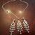 Brand New Sterling Silver Set (Necklace + Earrings) with Crystals 2 thumbnail