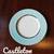 CASTLETON TURQUOISE CHINA BREAD & BUTTER PLATE,PT TRIM,1958,6 1/4"WIDE 1 thumbnail