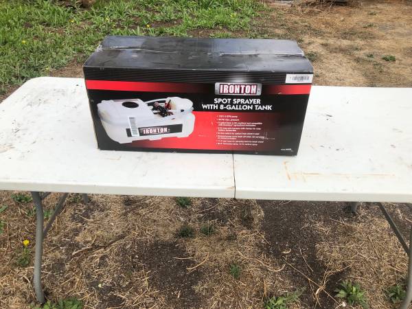 Ironton ATV Spot Sprayer, 8-Gallon Capacity, 1 GPM, 12 Volts new in the box 1