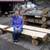 Benches - Custom made, slab and log, 6 thumbnail