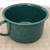Green Enamel Camping Mug 4" Diameter By 2 1/4" High 1 thumbnail