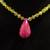 Handmade Ruby & Green Stone Choker 2 thumbnail
