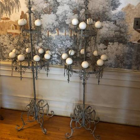 Gothic Candelabras and Candles-Malbork Castle- Poland replicas 1