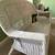 White Wicker Settee 3 thumbnail