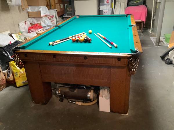 Antique Pool Table 1