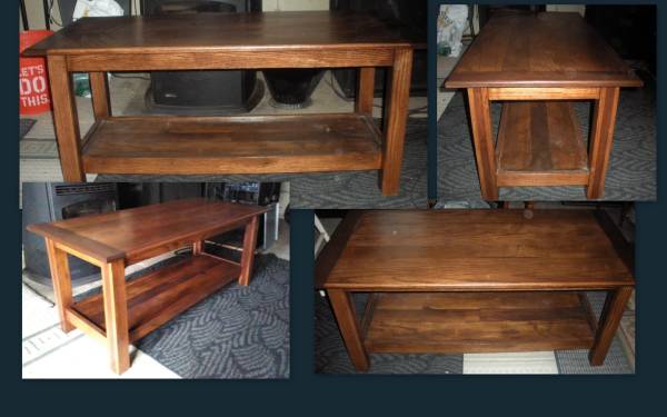 New Handmade Walnut/Oak Coffee Table 1
