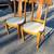 Matching heavy duty oversized knotty pine chairs 3 thumbnail