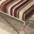 Upholstered Bench with Velvet Stripes Seat & Metal Base, 49" Long, NEW 8 thumbnail