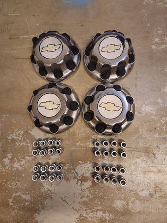 OEM 8 lug wheel caps 1